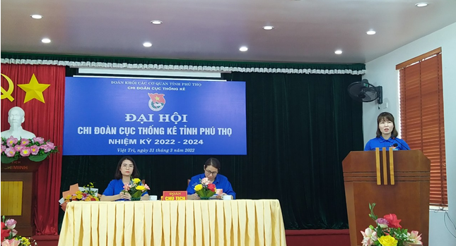 Đại hội Chi đoàn Cục Thống kê tỉnh Phú Thọ nhiệm kỳ 2022-2024