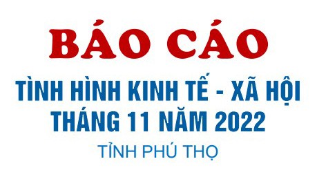 Tình hình kinh tế - xã hội tháng 11 năm 2022 tỉnh Phú Thọ