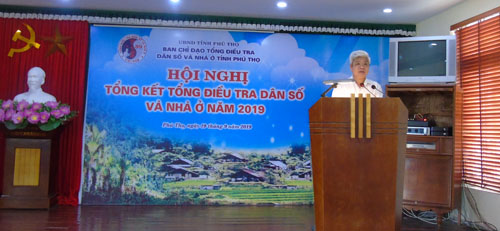 Hội nghị Tổng kết Tổng điều tra Dân số và nhà ở năm 2019 trên địa bàn tỉnh Phú Thọ