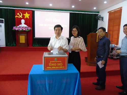 Cục Thống kê tỉnh Phú Thọ phát động ủng hộ phòng chống dịch Covid-19