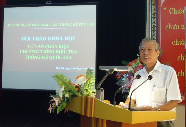 Hội Thống kê Việt Nam - Cục Thống kê tỉnh Phú Thọ tổ chức Hội thảo khoa học Tư vấn Phản biện Chương trình điều tra thống kê quốc gia