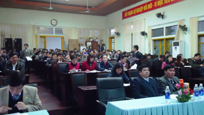 UBND huyện Phù Ninh tổ chức Hội nghị triển khai quán triệt các văn bản quy phạm pháp luật mới về Thống kê