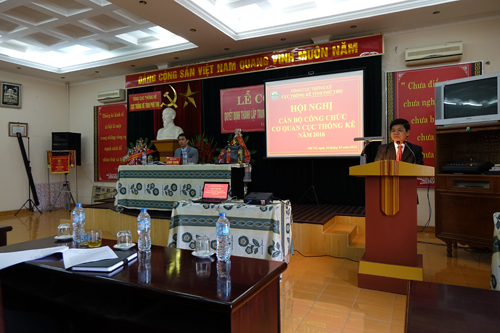 Hội nghị Cán bộ công chức Cơ quan Cục Thống kê tỉnh Phú Thọ năm 2016