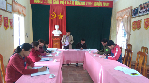 Kiểm tra công tác thống kê dân số và hoạt động  dân số - kế hoạch hóa gia đình quí I năm 2016 tại huyện Tân Sơn